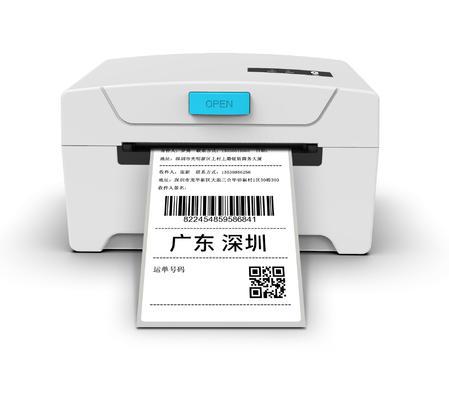 การพิมพ์ด้วยความร้อนโดยตรงแบบไร้สาย 3 นิ้วเครื่องพิมพ์ฉลาก Lan USPS เครื่องพิมพ์ฉลากการจัดส่ง