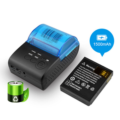 ODM เครื่องพิมพ์ความร้อนแบบไร้สาย 58 มม. เครื่องพิมพ์ Bluetooth ขนาดเล็ก