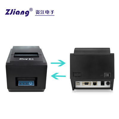 เดสก์ท็อป RS Bluetooth WIFI POS เครื่องพิมพ์ใบเสร็จความร้อน 80 มม. ZJ-8250