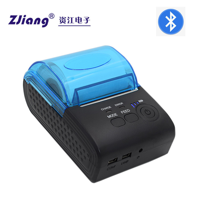 Zijiang 58mm Small Travel เครื่องพิมพ์ไร้สาย Android IOS Portable Wifi Printer