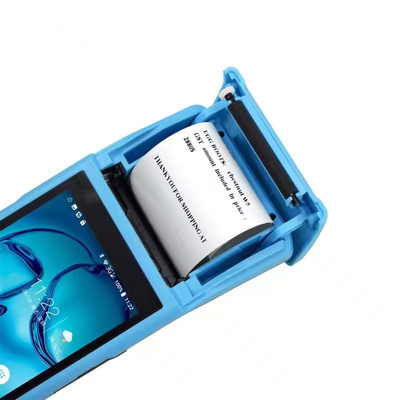 บลูทูธ/USB 5.5 นิ้ว Android POS Terminal พร้อมเครื่องพิมพ์ในตัว 58 มม