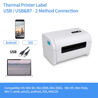 เครื่องพิมพ์ฉลาก Bluetooth Direct Thermal รองรับเครื่องหมายการค้าโลโก้