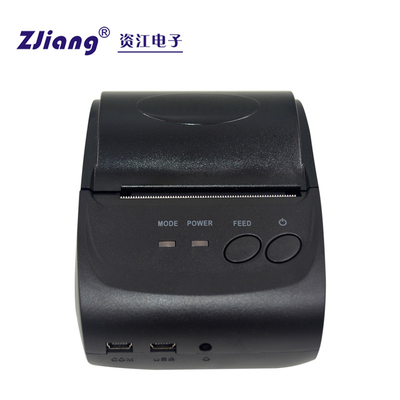 Zijiang Commercial Wireless 58mm Portable Mini Thermal Printer ระบบ POS