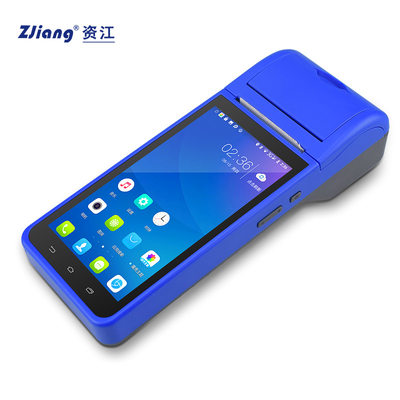 Android Wireless NFC POS Terminal ใบเสร็จรับเงิน 58 มม. พิมพ์ด้วย BT 4.0 WIFI GPRS
