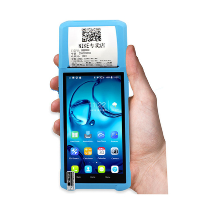 3g 4g มือถือ POS ชำระเงินมือถือ All In One เครื่อง POS 5.5 &quot;หน้าจอสัมผัส