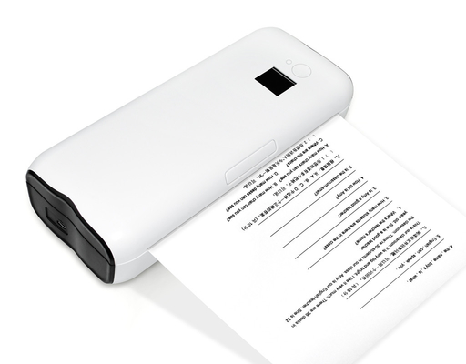 เครื่องพิมพ์ความร้อน A4 ความร้อนไร้สายขนาดเล็กรองรับระบบ Windows Android