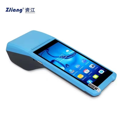 เครื่อง POS ไร้สายแบบพกพา ODM 4G Android พร้อมเครื่องพิมพ์ 58 มม
