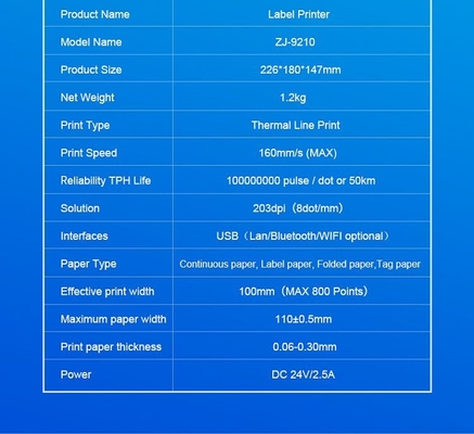 เครื่องพิมพ์สติกเกอร์ไปรษณีย์ความร้อน USB Barcode 4 นิ้วเครื่องพิมพ์ฉลากความร้อน