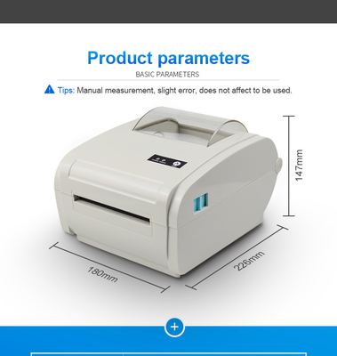 เครื่องพิมพ์สติกเกอร์ไปรษณีย์ความร้อน USB Barcode 4 นิ้วเครื่องพิมพ์ฉลากความร้อน