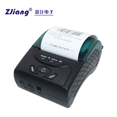 Zijiang FCC Portable 58mm Wireless Portable Printers พร้อม USB และ Bluetooth