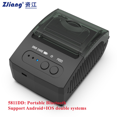 เครื่องพิมพ์ความร้อนขนาดเล็กแบบพกพา Bluetooth 58 มม. สำหรับฉลากการจัดส่งธุรกิจขนาดเล็ก