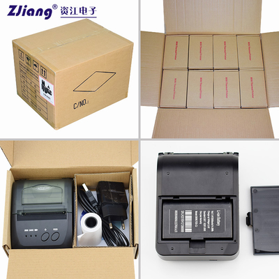 Wireless BT 2 นิ้ว 58 มม. เครื่องพิมพ์ความร้อนแบบพกพาขนาดเล็กสำหรับฉลากการจัดส่ง