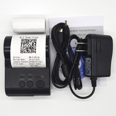ODM RS232 เครื่องพิมพ์พกพาไร้สาย Bluetooth 58 มม. Android สำหรับโทรศัพท์มือถือ