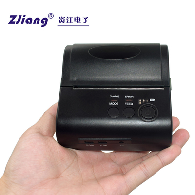 80mm 3inch Label Bluetooth เครื่องพิมพ์ความร้อนขนาดเล็กสำหรับการพิมพ์บาร์โค้ด Qr Code