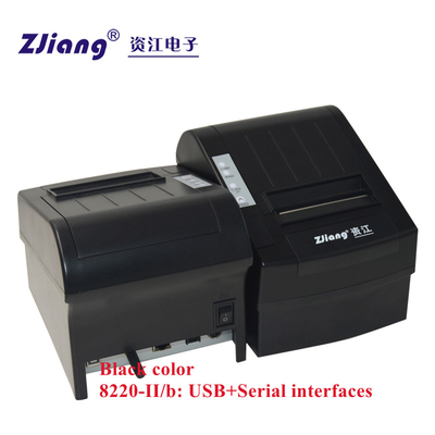 เครื่องพิมพ์ใบเสร็จขนาด 3 นิ้ว 80 มม. แบบขนานเดสก์ท็อป RS232 พร้อมเครื่องตัดอัตโนมัติ
