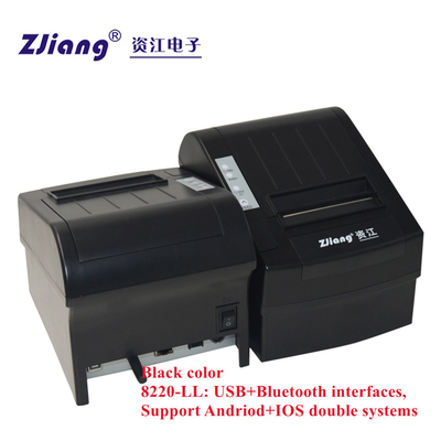 เครื่องพิมพ์ใบเสร็จขนาด 3 นิ้ว 80 มม. แบบขนานเดสก์ท็อป RS232 พร้อมเครื่องตัดอัตโนมัติ