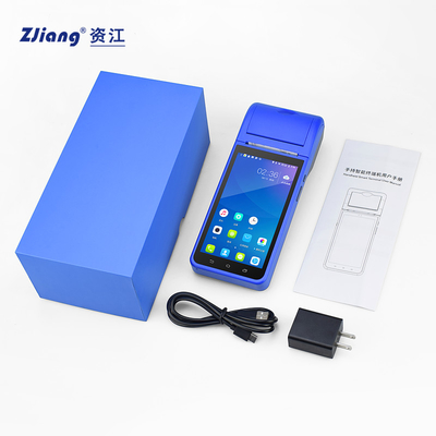เครื่องพิมพ์บาร์โค้ด POS มือถืออัจฉริยะ 3G WIFI BT เครื่องสแกนบาร์โค้ด