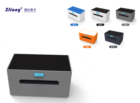 เครื่องพิมพ์ฉลากความร้อนขนาด 4 นิ้วขนาด 110 มม. สีเทา 4x6 เครื่องพิมพ์ฉลากสำหรับจัดส่ง ODM