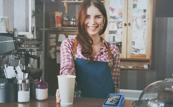 3G POS Terminal เครื่องพิมพ์ตั๋วความร้อน Smart POS Machine