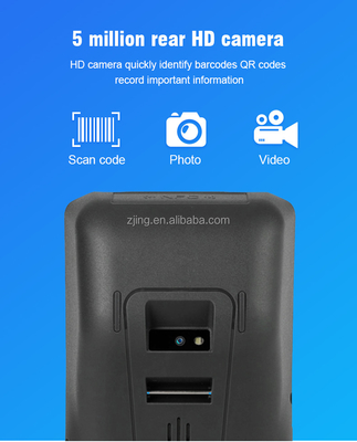 USB NFC PDA POS เครื่องพิมพ์ความร้อน 58mm With1D 2D QR Barcode Scanner