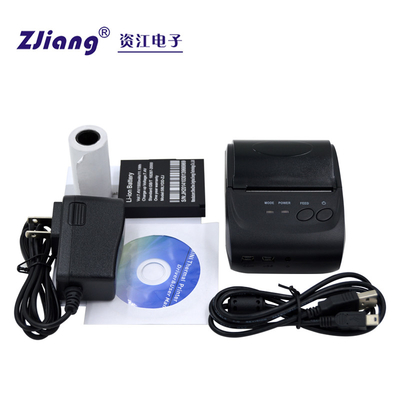 ZJIANG 58 มม. แบบพกพามินิเครื่องพิมพ์ความร้อนขายปลีก POS ระบบเครื่องพิมพ์