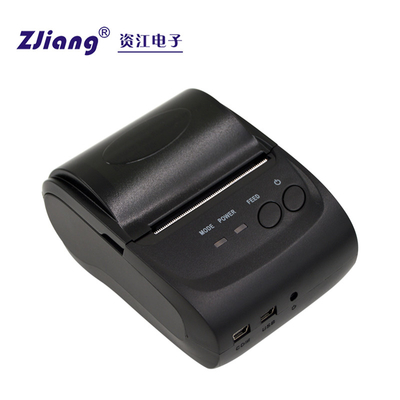 ZJIANG 58 มม. แบบพกพามินิเครื่องพิมพ์ความร้อนขายปลีก POS ระบบเครื่องพิมพ์