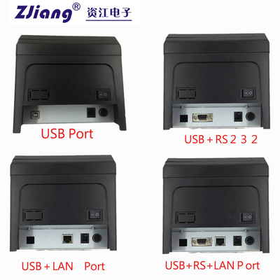 FCC CE POS Receipt เครื่องพิมพ์ความร้อน Bluetooth 80mm 203dpi