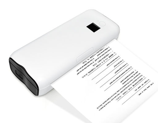 เครื่องพิมพ์พกพาไร้สาย Small BT Document A4 Paper Printer 210mm