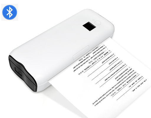203DPI Usb Bluetooth เครื่องพิมพ์กระดาษขนาดพกพา A4 ขนาดเล็กสำหรับใช้ในสำนักงานหรือที่บ้าน